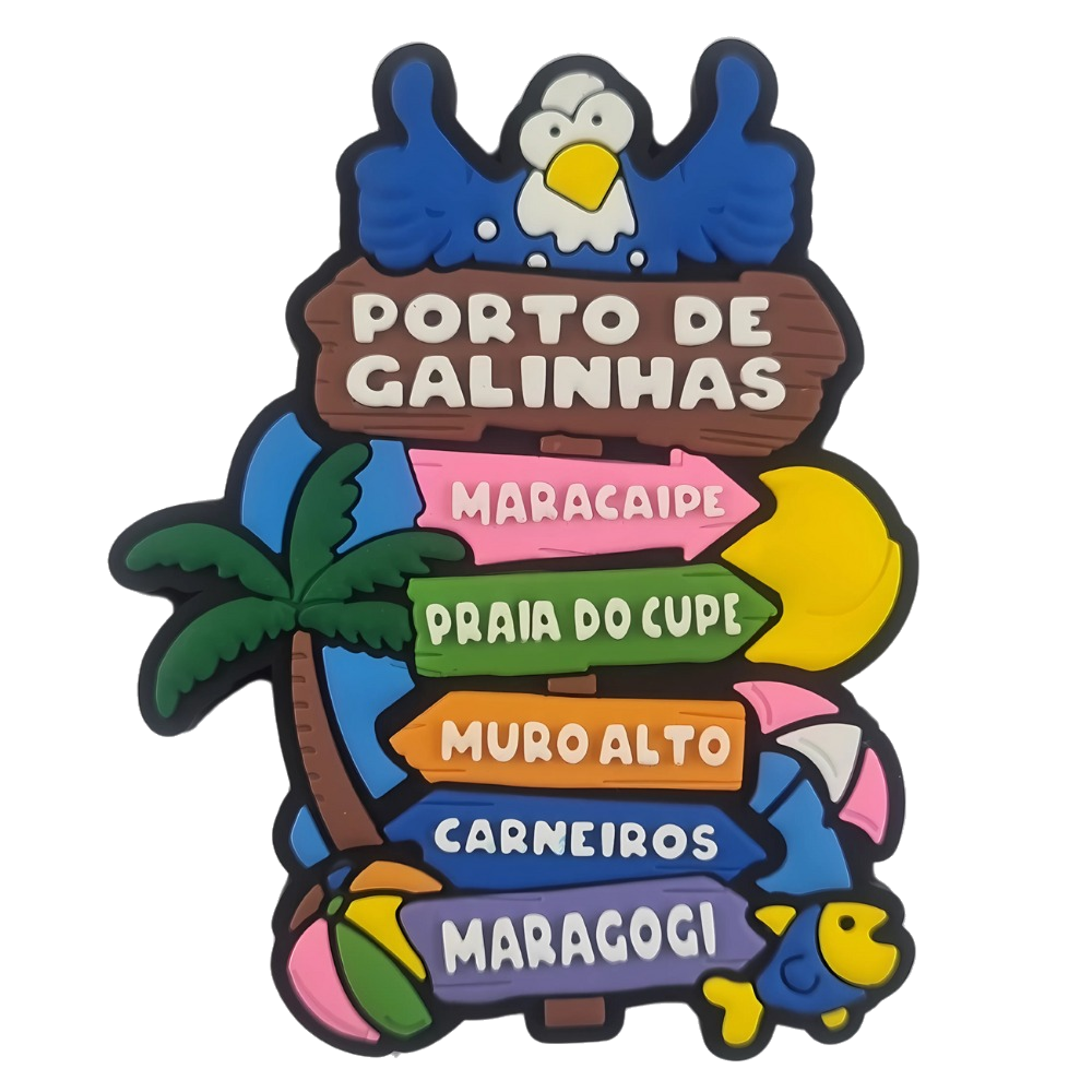 Imã Placas Porto de Galinhas